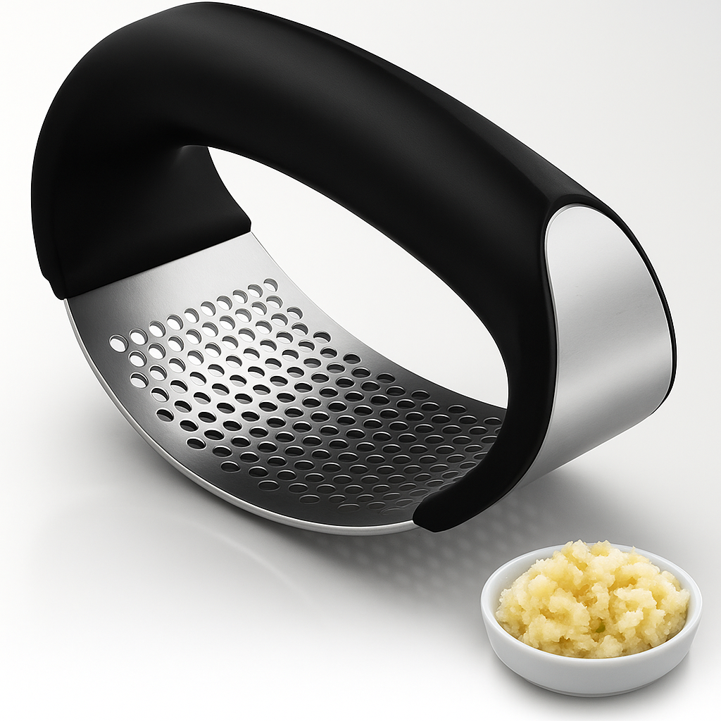 Stainless Steel Garlic Crusher (Buy 1 Get 1 Free)