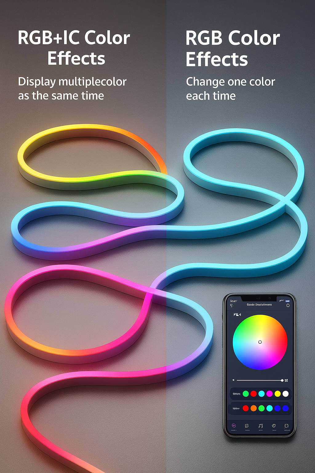 DecorLume™ Smart RGB Neon Strip Lights